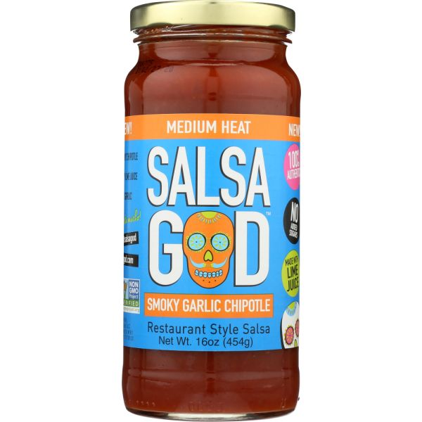 SALSA GOD: Smoky Garlic Chipotle, 16 oz