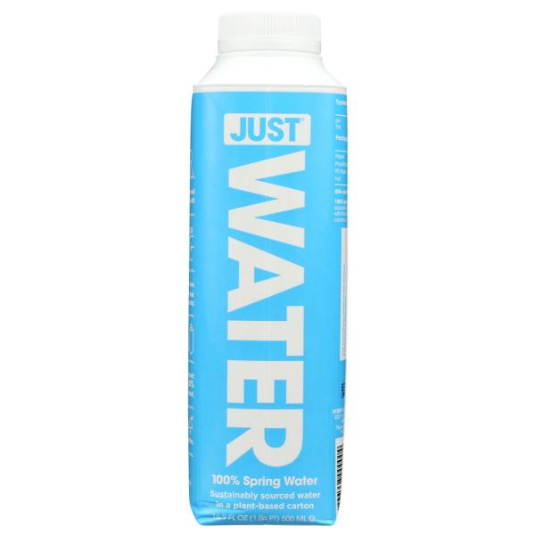 JUST WATER: Spring Water, 16.9 oz