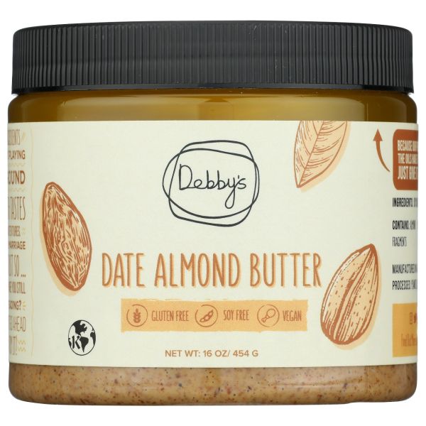 DEBBYS: Date Almond Butter, 16 oz