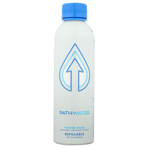 PATHWATER: Purified Water Aluminum Bottle, 20.3 oz