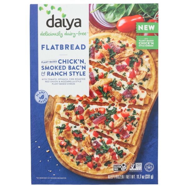 DAIYA: Chicken Smoke Bacon Ranch Style Flatbread, 11.7 oz