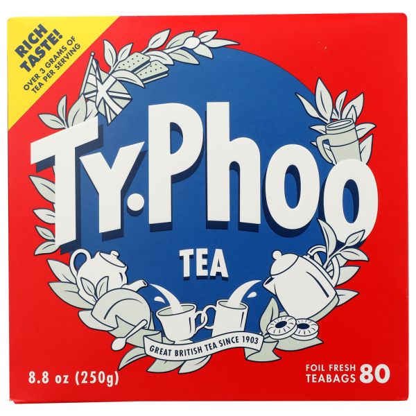 TYPHOO: Regular Black Tea, 80 bg