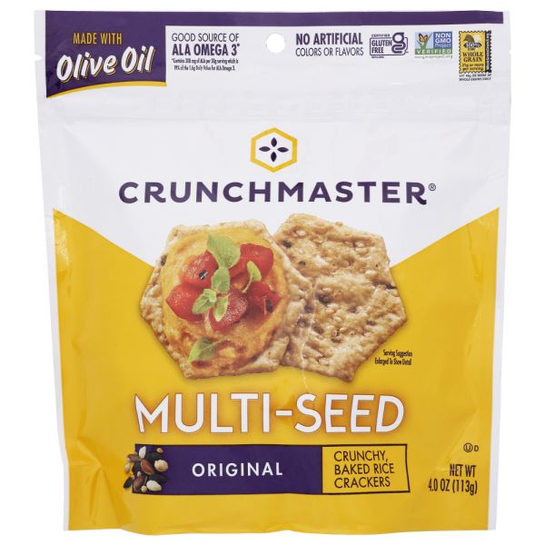 CRUNCHMASTER: Cracker Multiseed Orig, 4 oz