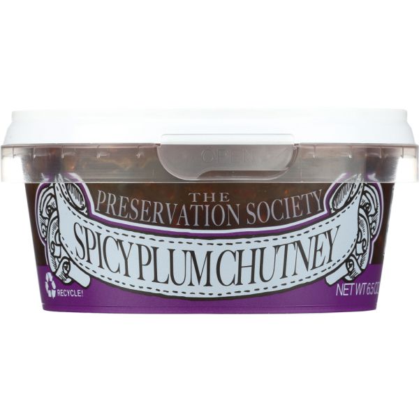THE PRESERVATION SOCIETY: Spicy Plum Chutney, 6.5 oz