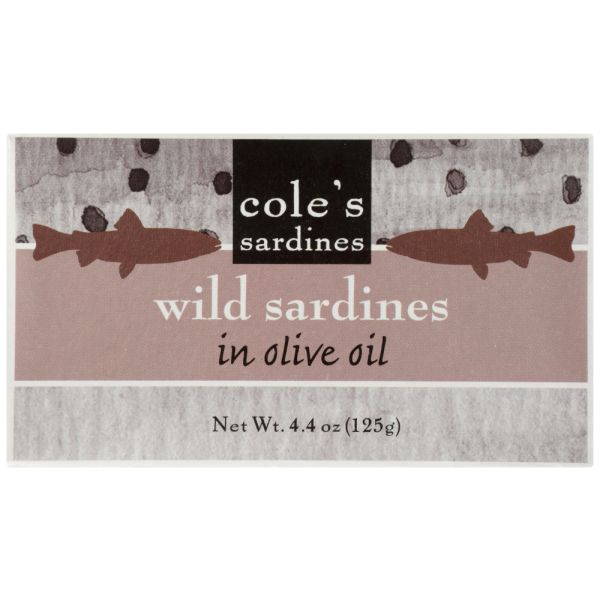 COLES: Sardines Olive Oil, 4.4 oz