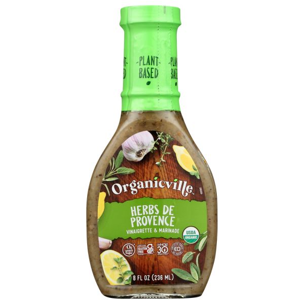 ORGANICVILLE: Herbs De Provence Vinaigrette and Marinade, 8 oz