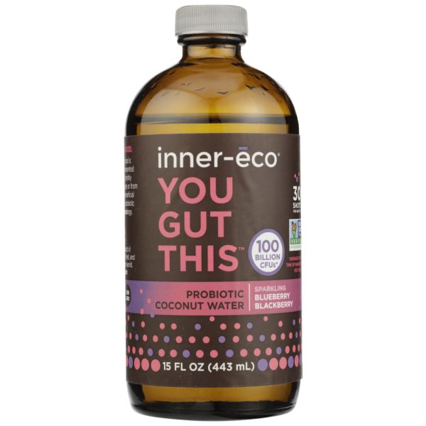 INNER-ECO: Wild Berry Coconut Water Kefir, 15 oz