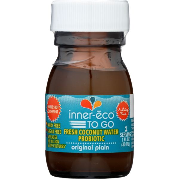 INNER-ECO: To Go Mega Probiotic Coconut Water Kefir Original, 1 Oz