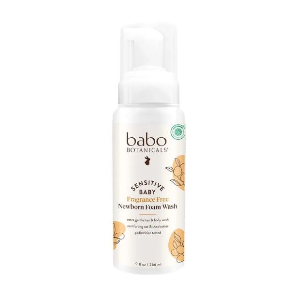 BABO BOTANICALS: Wash Foam Newborn, 9 oz