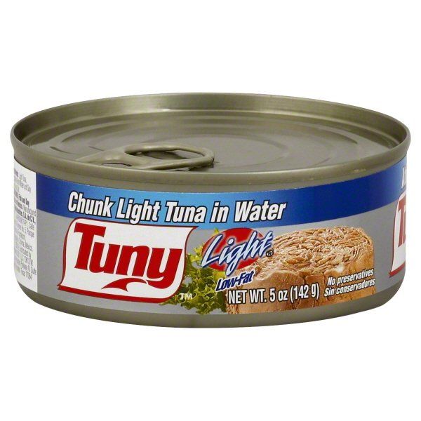 TUNY: Tuna Light Chunk Wtr, 5 oz