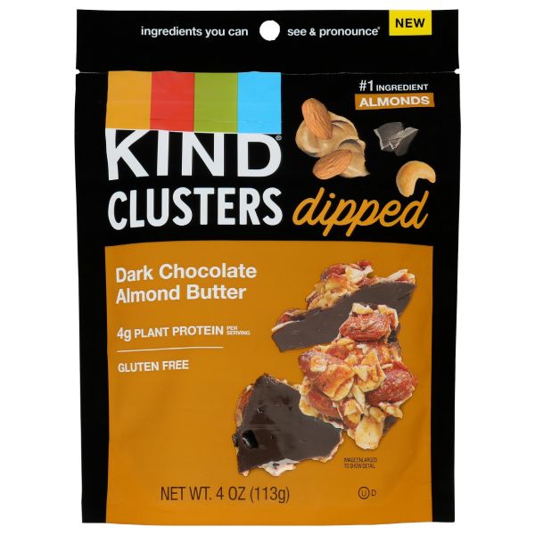 KIND: Nut Almnd Btr Dk Choco, 4 OZ