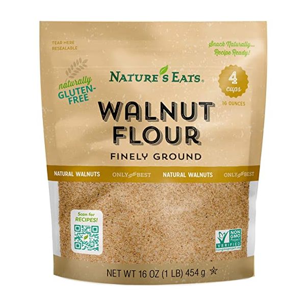 NATURES EATS: Flour Walnut, 16 oz