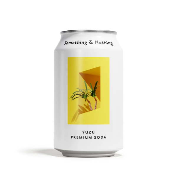 SOMETHING AND NOTHING: Yuzu Premium Soda, 12 fo