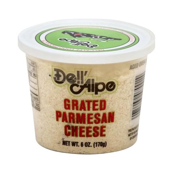 DELL ALPE: Grated Parmesan Cheese, 6 oz