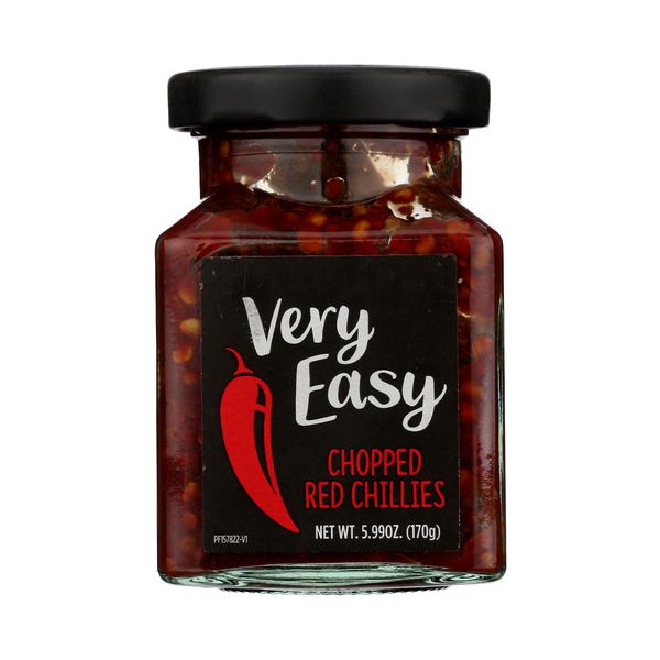 VERY EASY: Chopped Red Chillies, 5.99 oz