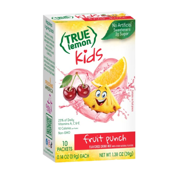 TRUE CITRUS: True Lemon Kids Fruit Punch 10Ct, 1.38 oz