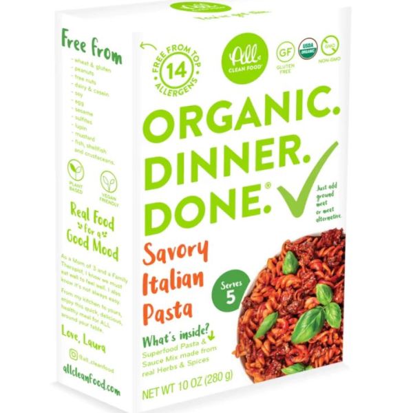 ALL CLEAN FOOD: Savory Italian Pasta, 10.2 oz