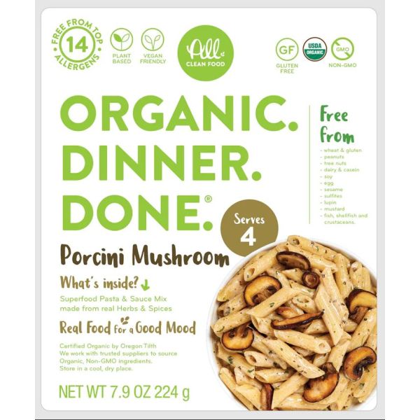 ALL CLEAN FOOD: Porcini Mushroom Pasta, 7.5 oz