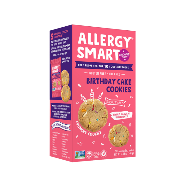 ALLERGY SMART: Birthday Cake Cookies, 4.95 oz