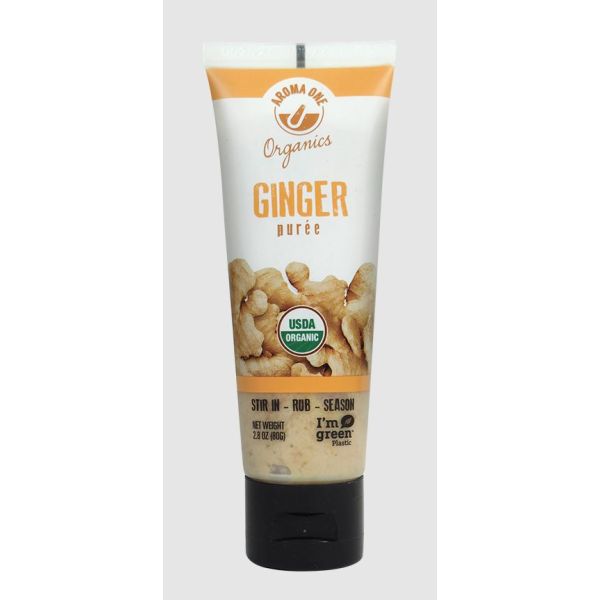 AROMA ONE: Organic Ginger Puree, 2.8 oz