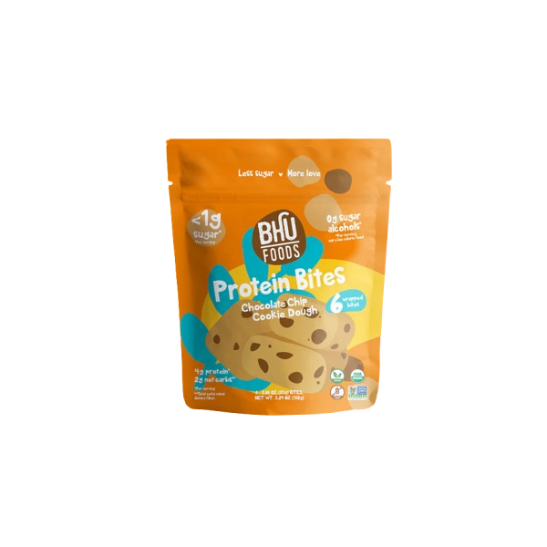 BHU FOODS: Protein Bites Chocolate Chip Cookie Dough, 5.29 oz