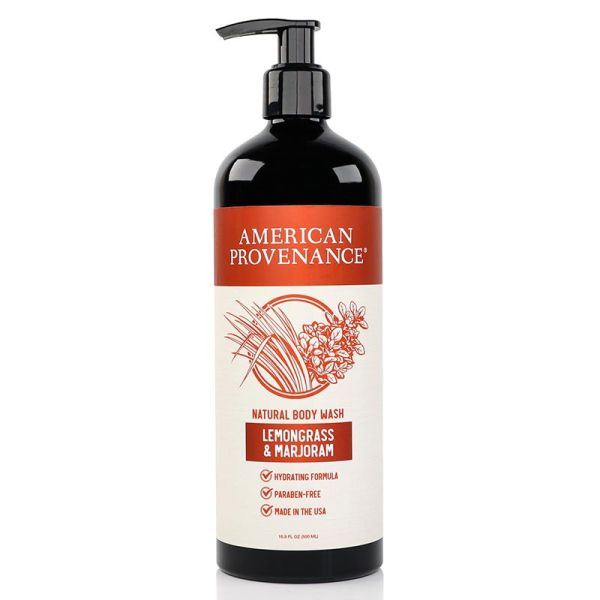 AMERICAN PROVENANCE: Lemongrass and Marjoram Body Wash, 16.91 fo