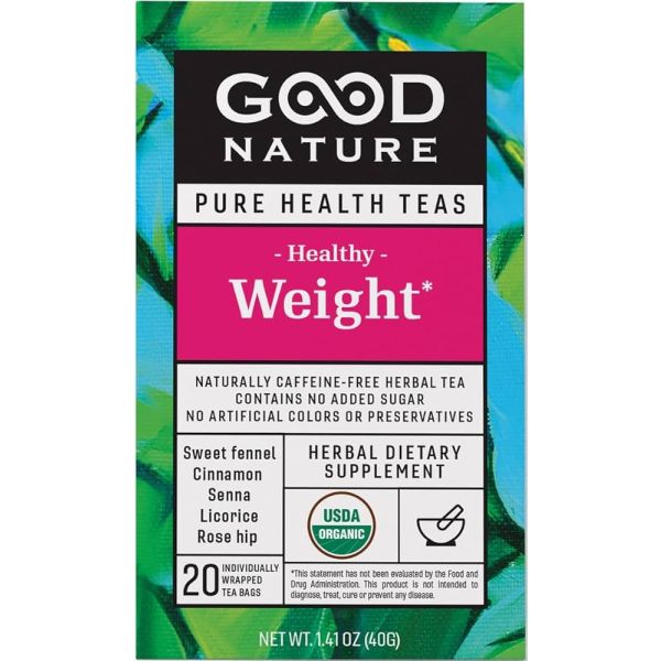 GOOD NATURE: Healthy Weight Tea, 1.41 oz