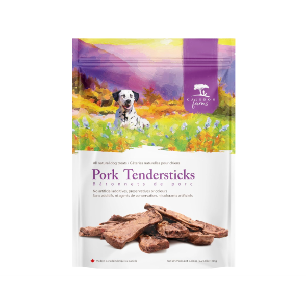 CALEDON FARMS: Pork Tendersticks Dog Treats, 3.88 oz