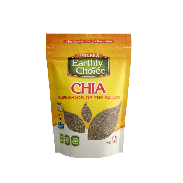 NATURES EARTHLY CHOICE: Chia Seeds, 12 oz
