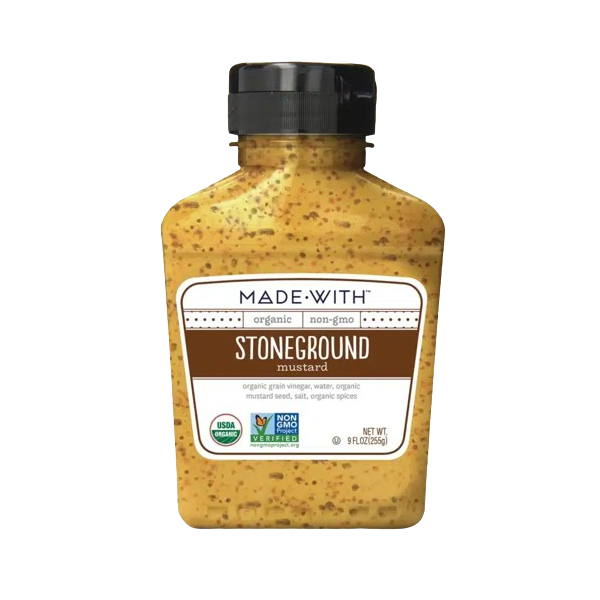 MADE WITH: Organic Stoneground Mustard, 9 oz