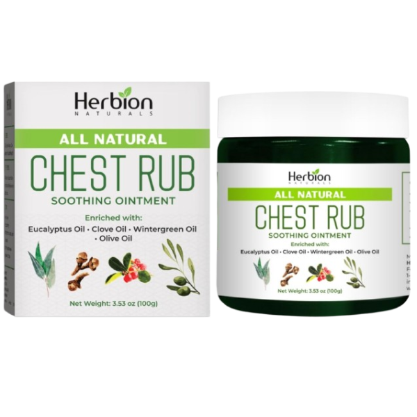 HERBION NATURALS: Chest Rub Soothing Ointment, 3.53 oz