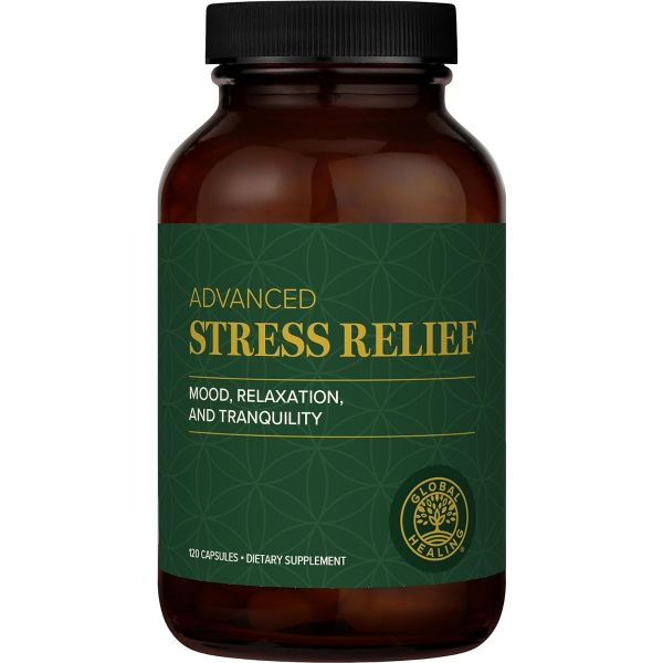 GLOBAL HEALING: Stress Relief Supplement, 120 cp