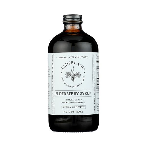 ELDERLANE: Elderberry Syrup, 16.9 fo