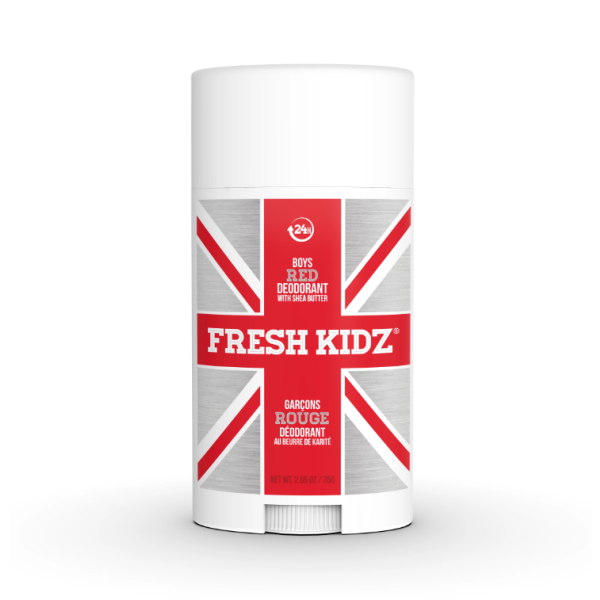 FRESH KIDZ: Boys Red Stick Deodorant, 3 oz