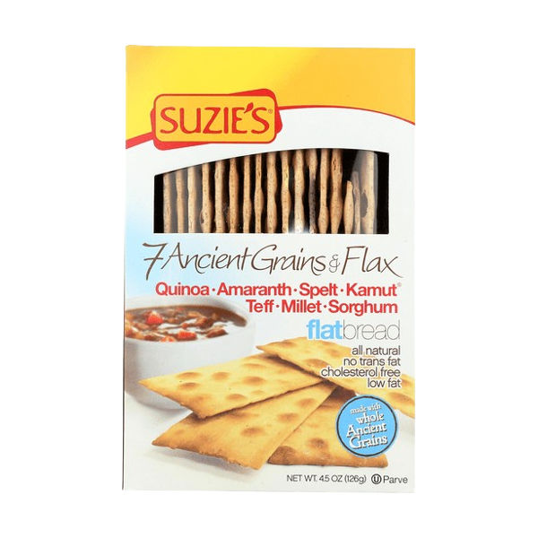 SUZIES: 7 Ancient Grain Flatbreads, 4.5 oz