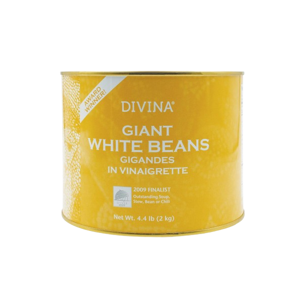 DIVINA: Giant White Beans Gigandes In Vinaigrette, 4.4 lb