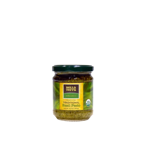 BELLA TERRA: Pesto Organic Garlic and Basil, 6.3 oz