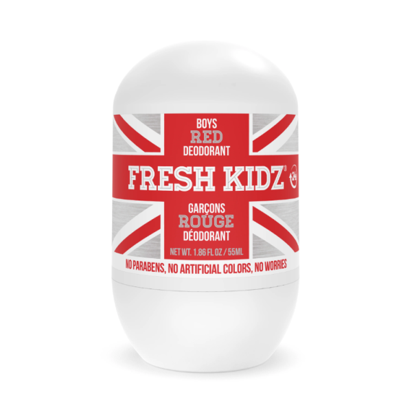 FRESH KIDZ: Boys Red Roll On Deodorant, 1.86 fo