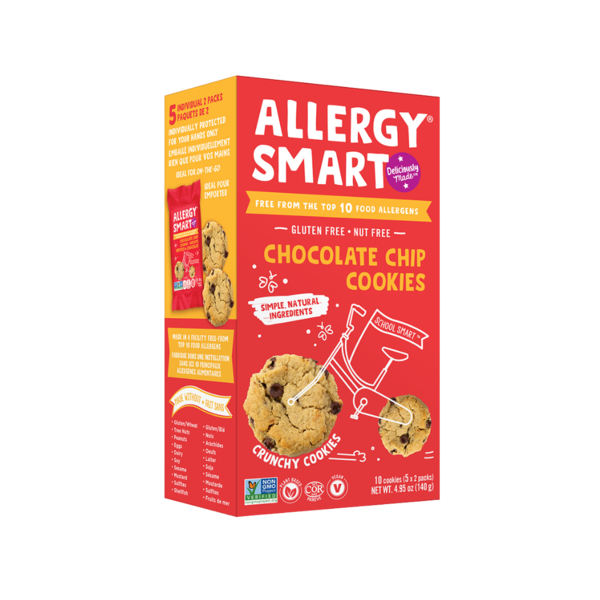 ALLERGY SMART: Chocolate Chip Cookies, 4.95 oz