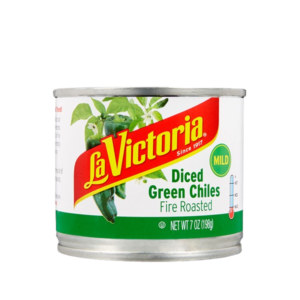 LA VICTORIA: Fire Roasted Diced Green Chiles Mild, 7 oz