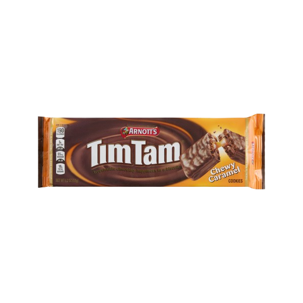 ARNOTTS: Tim Tam Chewy Caramel Cookies, 6.2 oz