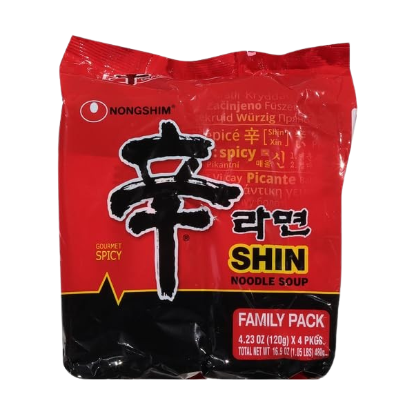 NONG SHIM: Shin Original Noodles, 16.9 oz