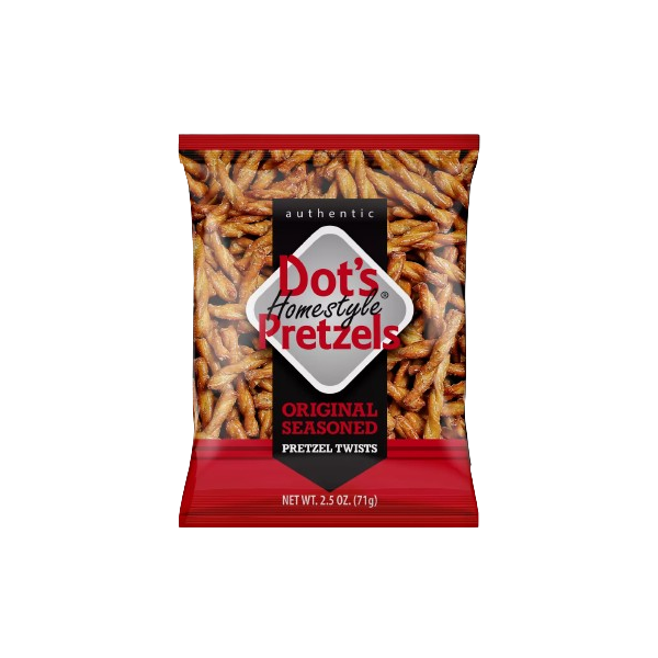 DOTS PRETZELS: Original Seasoned Pretzel Twists, 2.5 oz