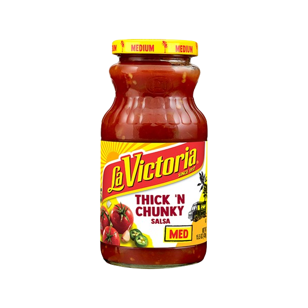 LA VICTORIA: Thick N Chunky Salsa Medium, 16 oz