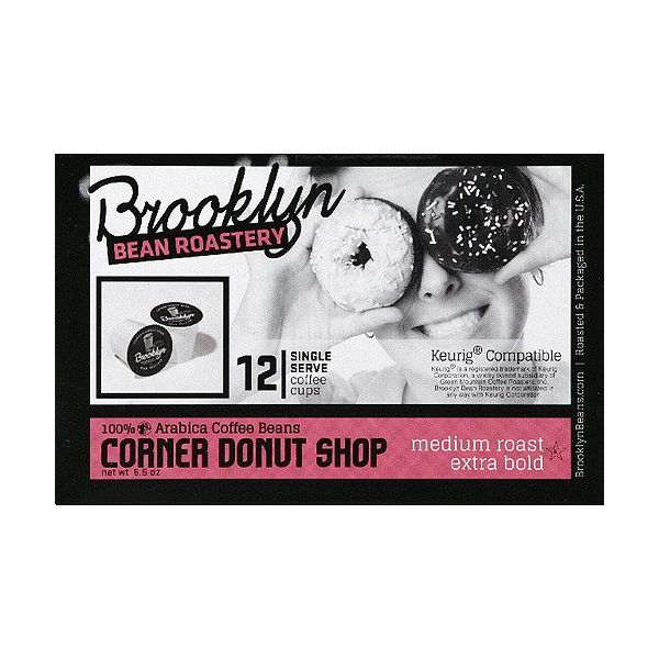 BROOKLYN BEAN ROASTERY: Corner Donut Shop Coffee, 12 pc