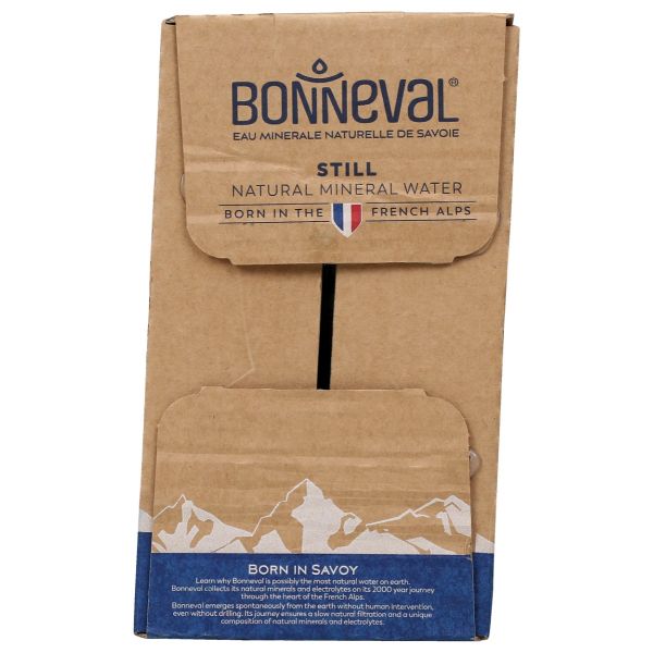 BONNEVAL: Still Natural Mineral Water 6Pk, 101.4 fo