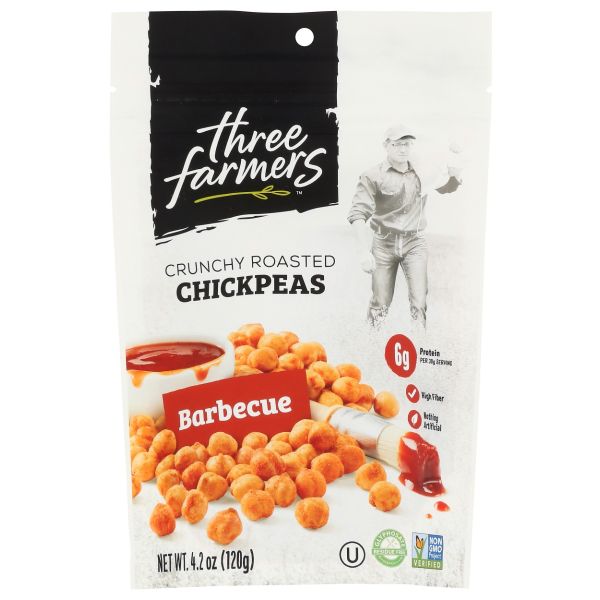 THREE FARMERS FOODS INC: Barbecue Roasted Chickpeas, 4.2 oz