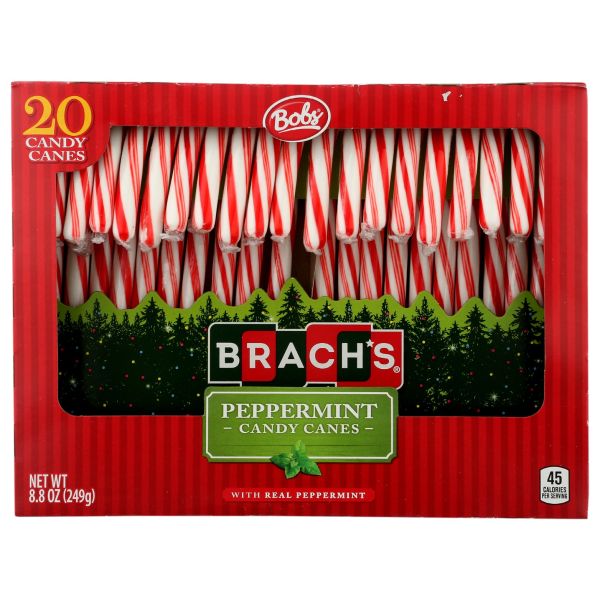 BRACHS: Peppermint Candy Canes 20 Ct, 8.8 oz