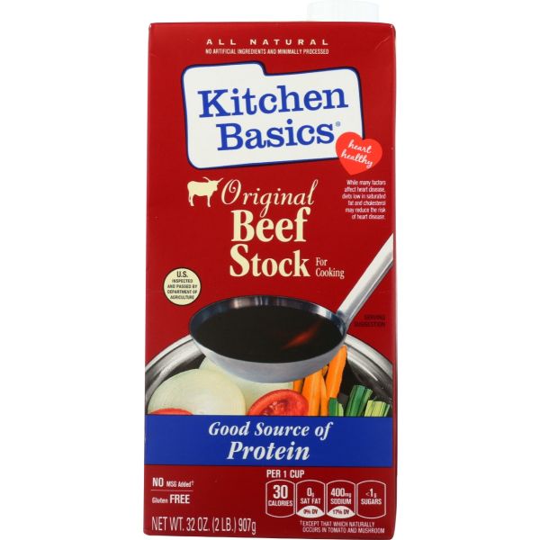 KITCHEN BASICS: Original Beef Stock, 32 oz