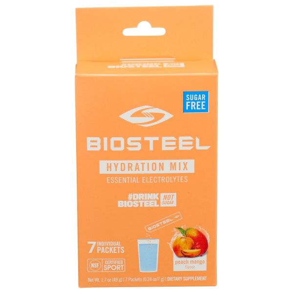 BIOSTEEL: Hydration Mix Peach Mango, 7 un